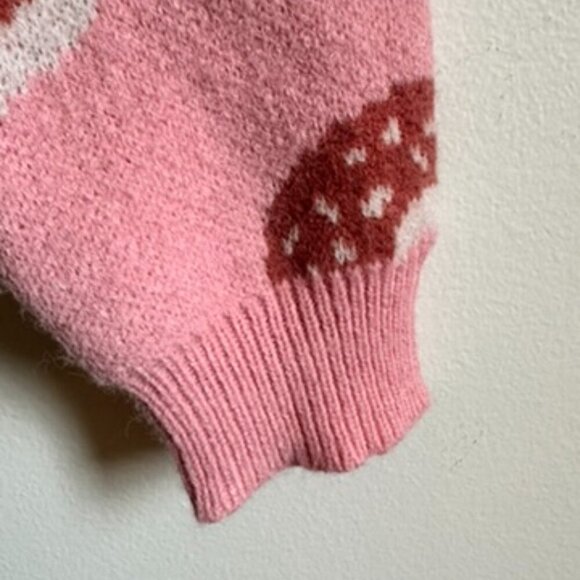 🍩 Dreamers by Debut Pink Donut Cropped Cardigan - XS - Picture 3 of 6